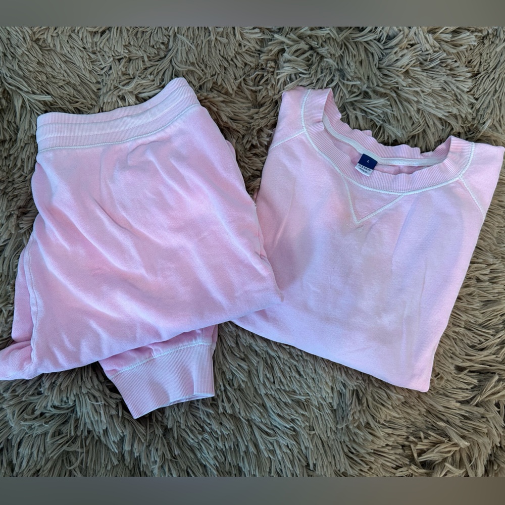Old Navy Pink Sweats Set. Size Large.